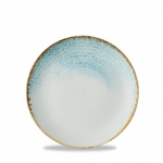 CHURCHILL HOMESPUN ACCENTS COUPE PLATE AQUAMARINE