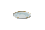 HOMESPUN ACCENTS WALLED PLATE 10 2/8" JASPER GREY