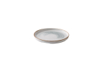 HOMESPUN ACCENTS WALLED PLATE 8.67" JASPER GREY