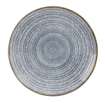 CHURCHILL SUPER VITRIFIED STUDIO PRINTS SLATE BLUE COUPE PLATE 10.2"