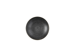 CHURCHILL SUPER VITRIFIED STONECAST RAW BLACK COUPE BOWL 15OZ