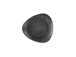 CHURCHILL SUPER VITRIFIED STONECAST RAW BLACK TRIANGULAR PLATE 10.4"