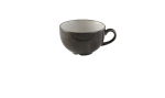 CHURCHILL SUPER VITRIFIED STONECAST PATINA IRON BLACK CAPPUCCINO CUP 12OZ