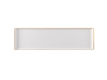CHURCHILL ALCHEMY STONECAST MELAMINE BARLEY WHITE BUFFET TRAY 22X6"