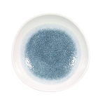 CHURCHILL SUPER VITRIFIED STUDIO PRINTS RAKU TOPAZ BLUE ORGANIC BOWL 38.7OZ