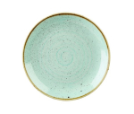 CHURCHILL SUPER VITRIFIED STONECAST DUCK EGG BLUE COUPE PLATE 10.2"