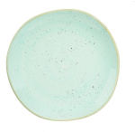 CH STONECAST BLUE ROUND TRACE PLATE 10 3/8" X12 SDESOG101