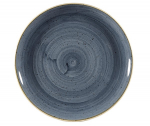 CHURCHILL SUPER VITRIFIED STONECAST BLUEBERRY COUPE PLATE 11.3"