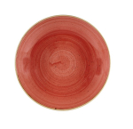 CHURCHILL SUPER VITRIFIED STONECAST BERRY RED COUPE BOWL 84.5OZ