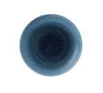 CHURCHILL SUPER VITRIFIED STONECAST AQUEOUS LAGOON COUPE PLATE 8.5"