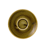 CHURCHILL STONECAST PLUME OLIVE SAUCER 15.6CM X 12