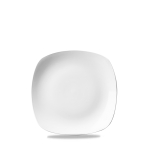 CHURCHILL SUPER VITRIFIED WHITE X SQUARED SQUARE PLATE 6.7"