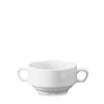 CHURCHILL SUPER VITRIFIED WHITE CONSOMME BOWL 14.1OZ