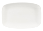 CHURCHILL SUPER VITRIFIED WHITE X SQUARED CHEF'S OBLONG PLATE 11.8X7.8"