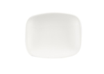 CHURCHILL SUPER VITRIFIED WHITE X SQUARED CHEF'S OBLONG PLATE 6X5"