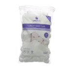 WHITE COTTON WOOL BALL INNER BAG x 200