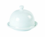 DPS PORCELITE CREATIONS BUTTER DISH 3.5X2.5"