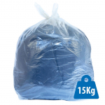 CLEAR REFUSE SACK MEDIUM DUTY 15KG 19X29X38"