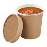 16oz COMPOSTABLE SOUPER CUP LID