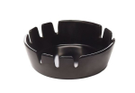 ASHTRAY 4" BLACK MELAMINE