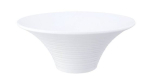 OASIS FLARED BOWL 24CM WHITE