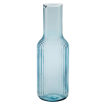 WATER CARAFE & TUMBLERS BLUE DECANTER 800ML