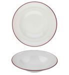 MODEST MAROON PASTA PLATE 28CM  / 11" 560ML / 19.75OZ
