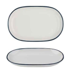 MODEST NAVY OVAL PLATTER 28 X 18CM / 11" X 7"