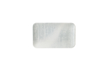 MAKERS COLLECTION RECTANGULAR JUTE GREY PLATE ORGANIC 10.6X6.3"