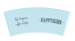 DW 12OZ *PRINTED* CUP HAPPYCCINO X500