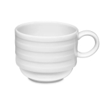 ELIA ESSENCE PREMIER BONECHINA CAPPUCCINO CUP STACKABLE 25CL
