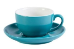 EVOLVE COFFEE/TEA CUP 20CL 7OZ TEAL PACK OF 6