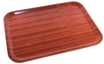 FOOD TRAY 460X340MM MAHOGANY