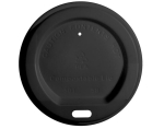 10/12/16OZ COMPOSTABLE SIP-THRU LID PLA BLACK