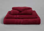 SUPERIOR BATH TOWEL BURGUNDY 500GSM