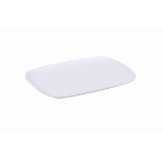GENWARE WHITE PORCELAIN ELLIPSE RECTANGULAR PLATE 9X6.5"