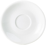 GENWARE PORCELAIN WHITE SAUCER 6.3"