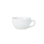 GENWARE PORCELAIN WHITE BOWL SHAPED CUP 8.75OZ