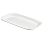 GENWARE WHITE PORCELAIN RECTANGULAR PLATE 14X7.5"
