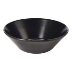 GENWARE LUNA STONEWARE BLACK SERVING BOWL 22.9OZ