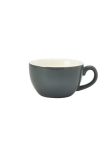 GENWARE PORCELAIN GREY BOWL SHAPED CUP 8.8OZ
