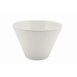 GENWARE MELAMINE WHITE CONICAL BUFFET BOWL 17.6OZ