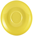 GENWARE PORCELAIN YELLOW SAUCER 4.8"