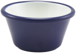 TWO TONED MELAMINE RAMEKIN BLUE & WHITE 59ML/2OZ   X24