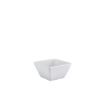 GENWARE WHITE PORCELAIN SQUARE BOWL 10.5CM/4"