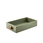 GENWARE GREEN WASH ACACIA WOOD DISPLAY DRAWER GN 1/3