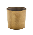GENWARE GOLD CUP 8.5X8.5CM SERVING VINTAGE STEEL