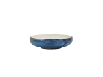 TERRA PORCELAIN AQUA BLUE TWO TONE COUPE BOWL 22CM