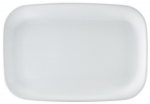 GENWARE WHITE PORCELAIN RECTANGULAR PLATE 14X9.4"