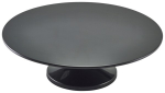 GENWARE MELAMINE BLACK CAKE STAND 13"